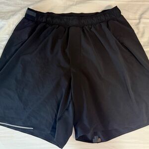 lululemon athletica Men's Dark Gray/black Athletic Shorts